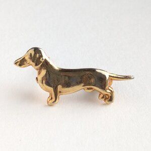 Vtg Small Dachshund Club of America Inc AKC 1895 Member Metal Dog Brooch Pin